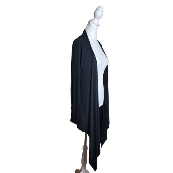 Vertigo Paris Black Wrap Cardigan Duster Size Small NWT - Picture 2 of 6